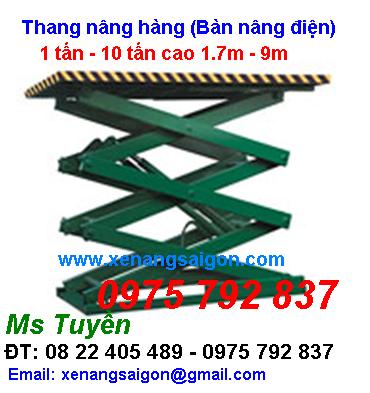 Bàn nâng điện SJG 2 tấn - 1.7m Noveltek, 380V
